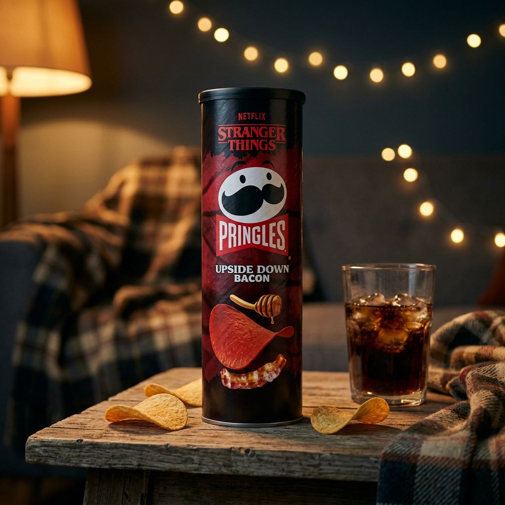 Pringles Netflix Stranger Things Bacon del Mundo del Revés
