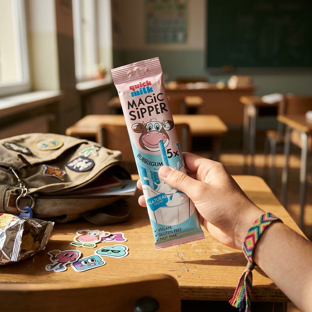 Quick Milk Magic Slipper Chicle