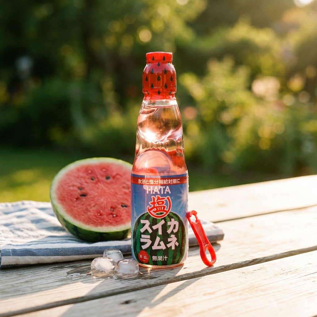 Ramune Hatakosen Soda Watermelon