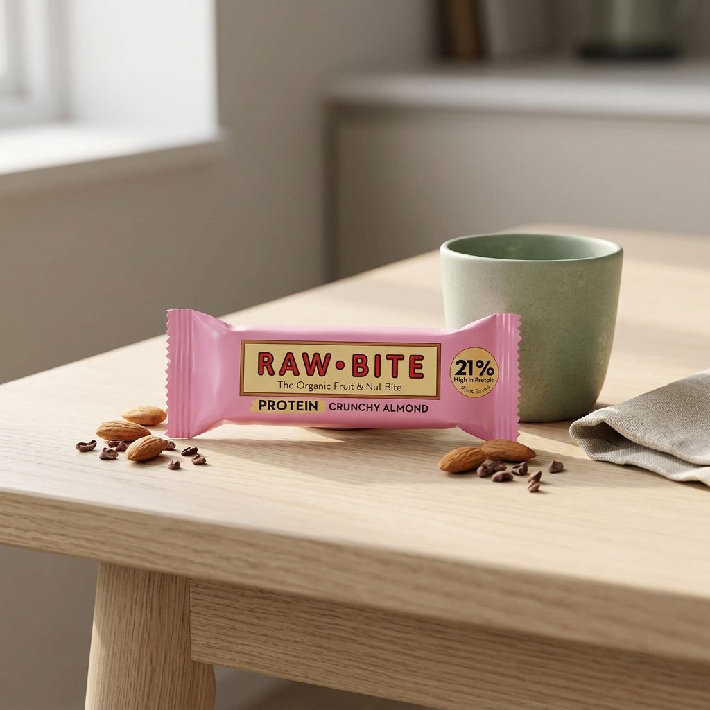 Rawbite Proteína Ecológica Almendra Crujiente
