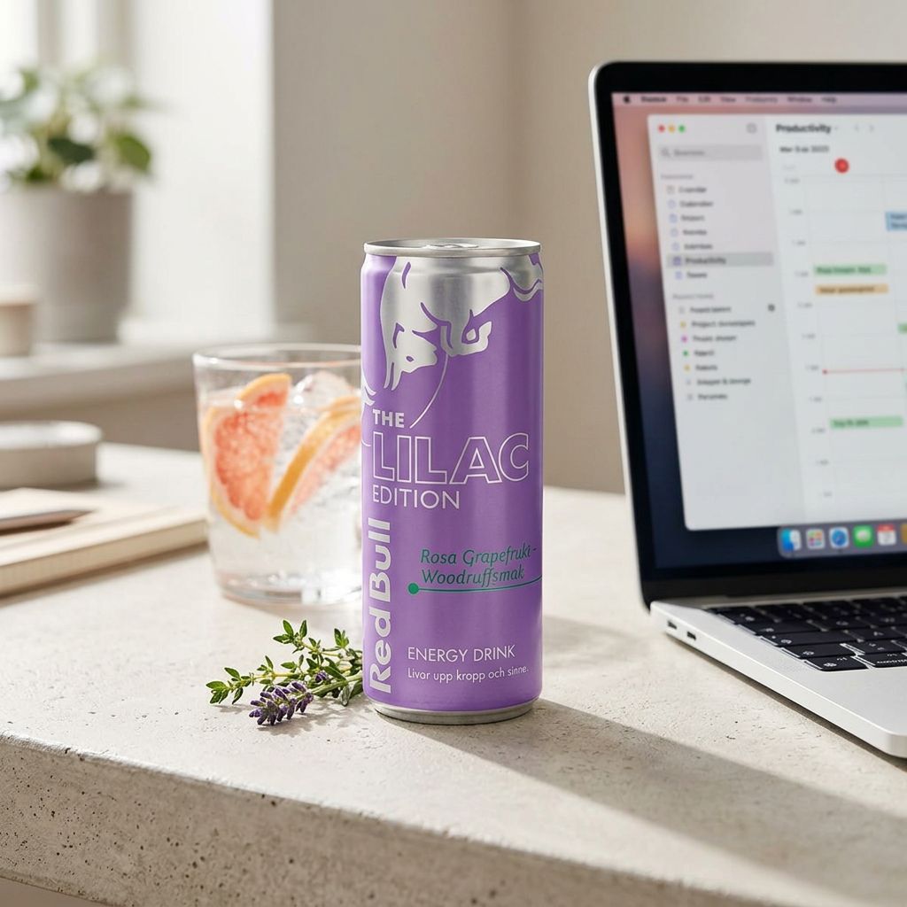Red Bull Drink Edición Lila Pomelo Rosado y Aspérula
