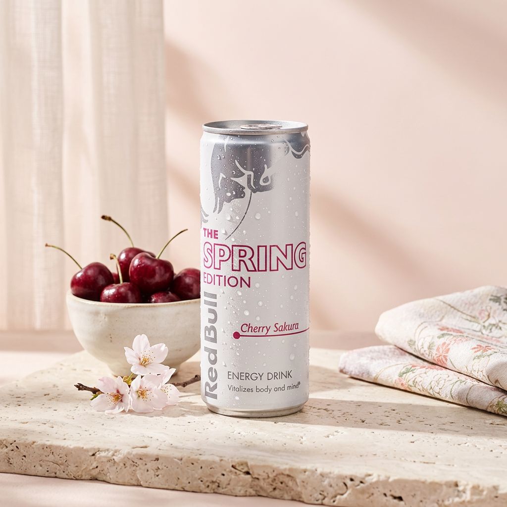 Red Bull Energy Drink Cereza Sakura