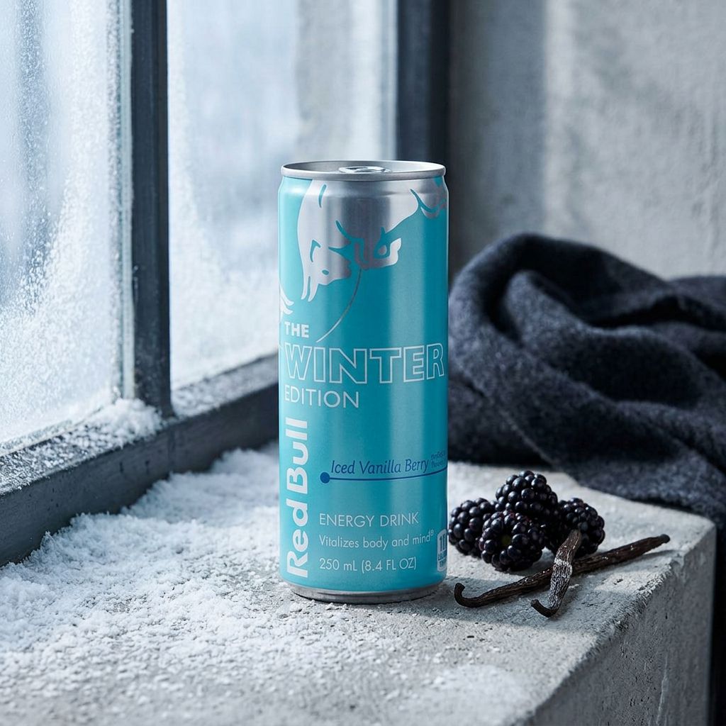 Red Bull Energy Drink Edición de Invierno Vainilla Helada Baya