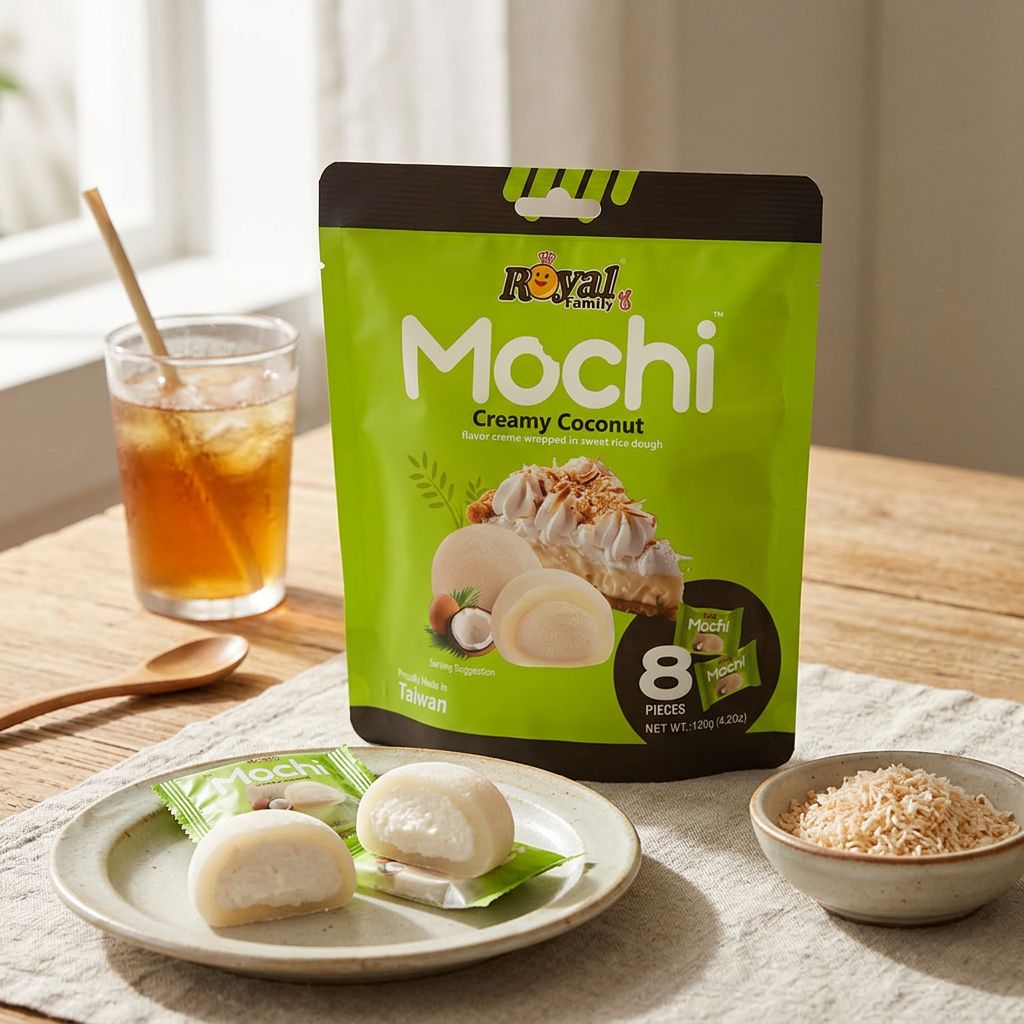 Royal Family Mochi Pequeño Coco Cremoso