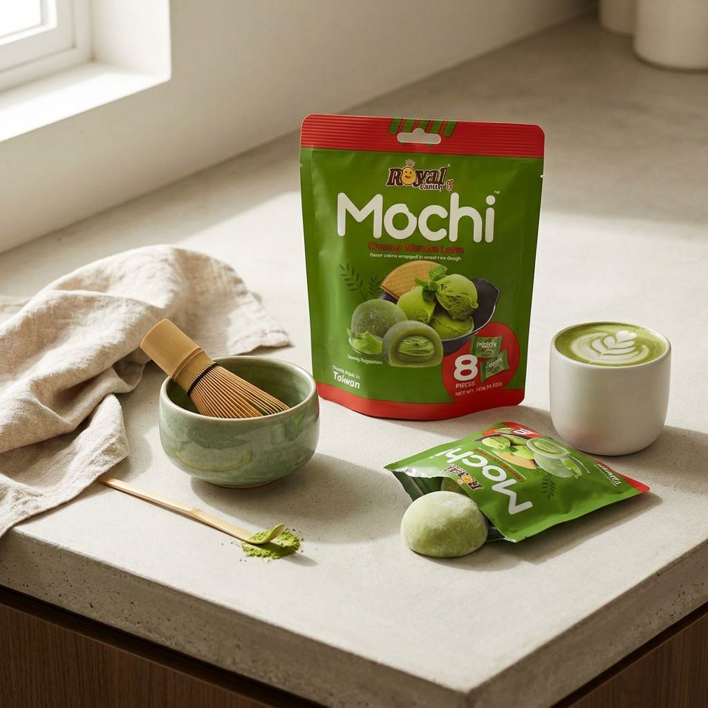 Royal Family Mochi Pequeño Latte Cremoso de Matcha