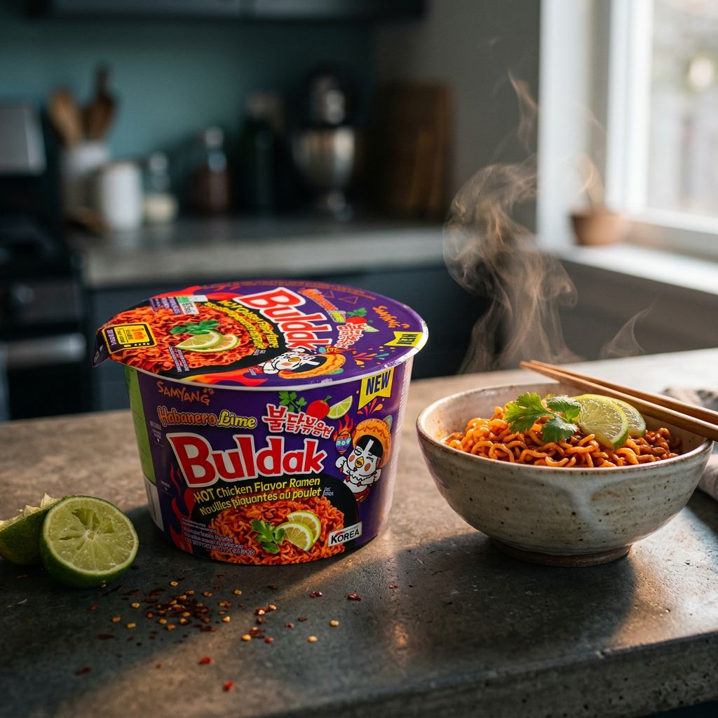 Samyang Ramen Bowl Pollo Picante Habanero Lima Grande