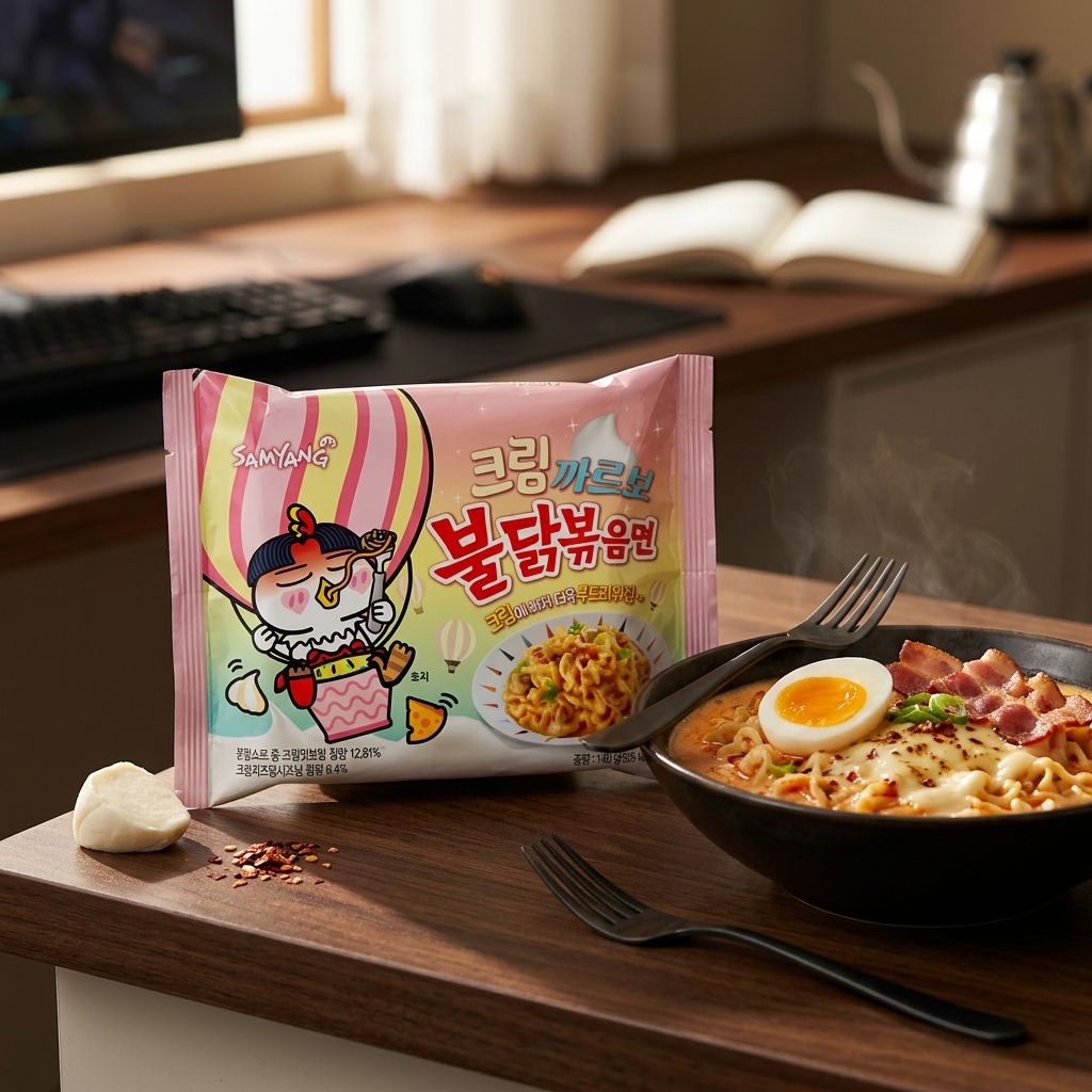 Samyang Ramen Pollo Picante Buldak Crema Carbo