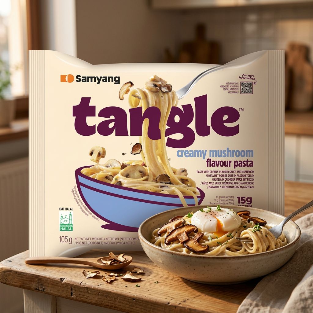 Samyang Tangle Pasta Crema de Champiñones