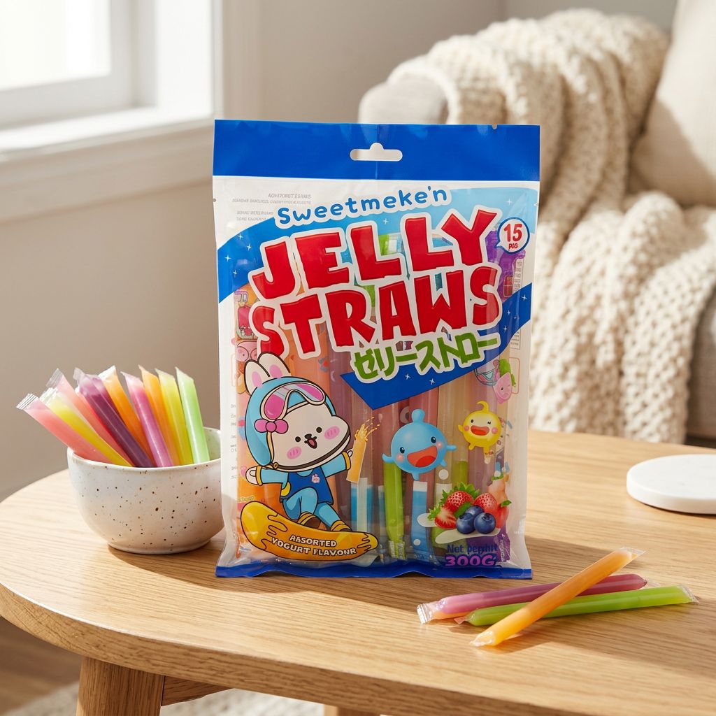 SweetMellow Jelly Straws Sabor Yogur