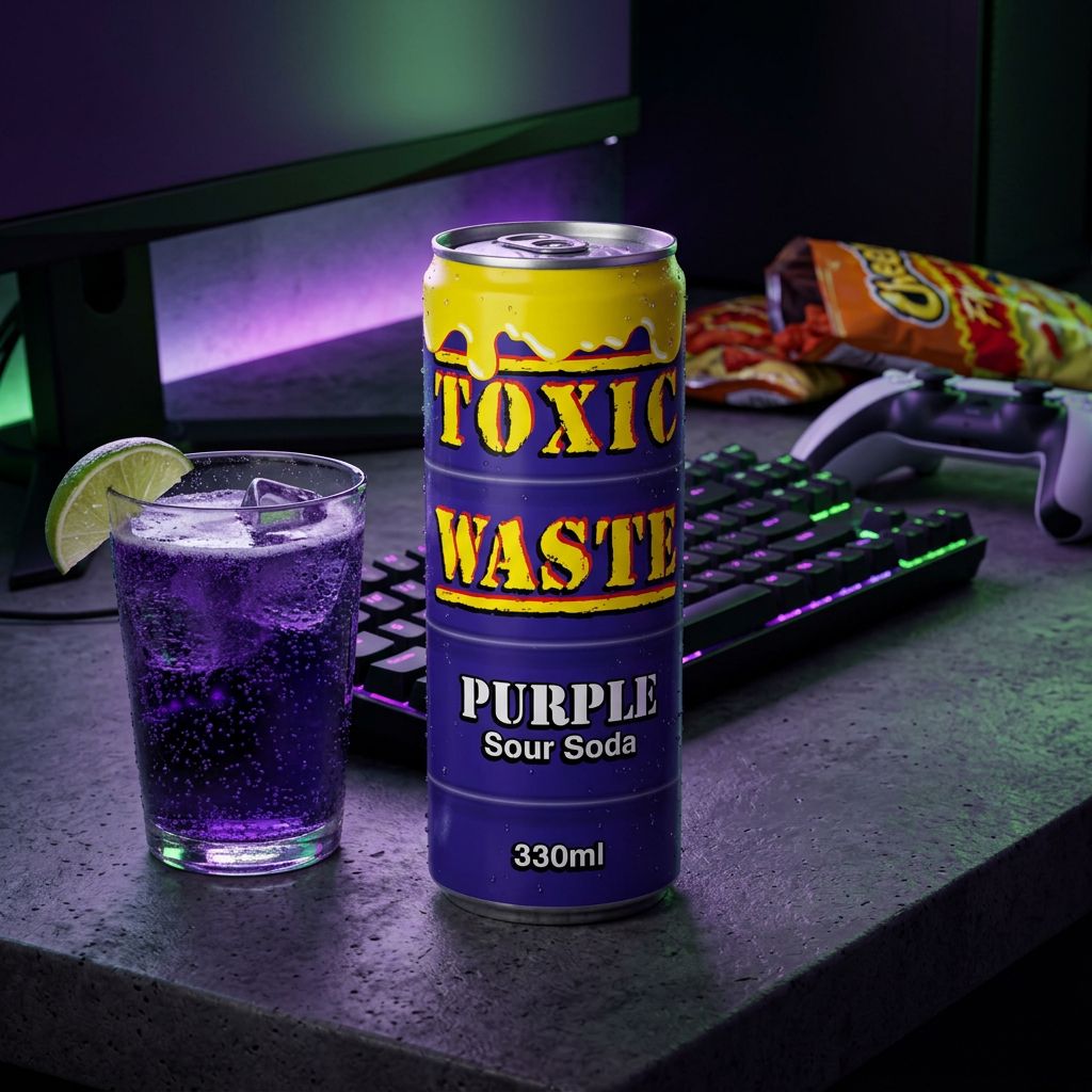 Refresco morado Toxic Waste