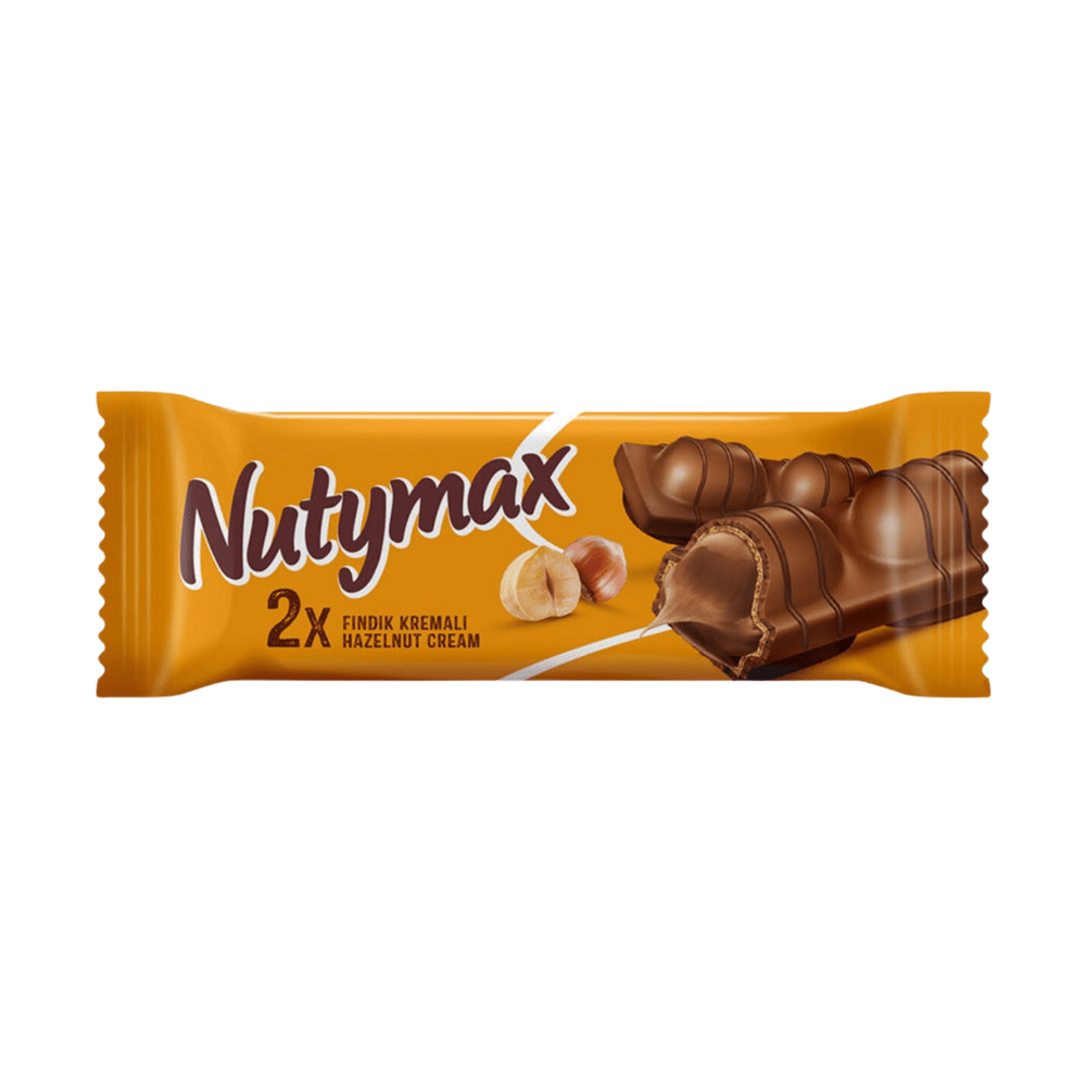 Barquillo de chocolate con crema de avellanas Nutymax
