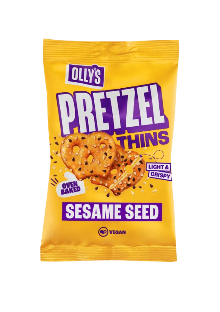 Olly's Pretzel Thins Multi Semillas y Sésamo