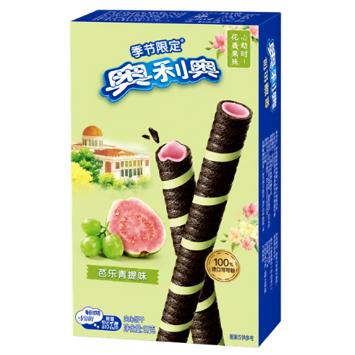 Oreo Roll Crujiente Guayaba Uva Verde
