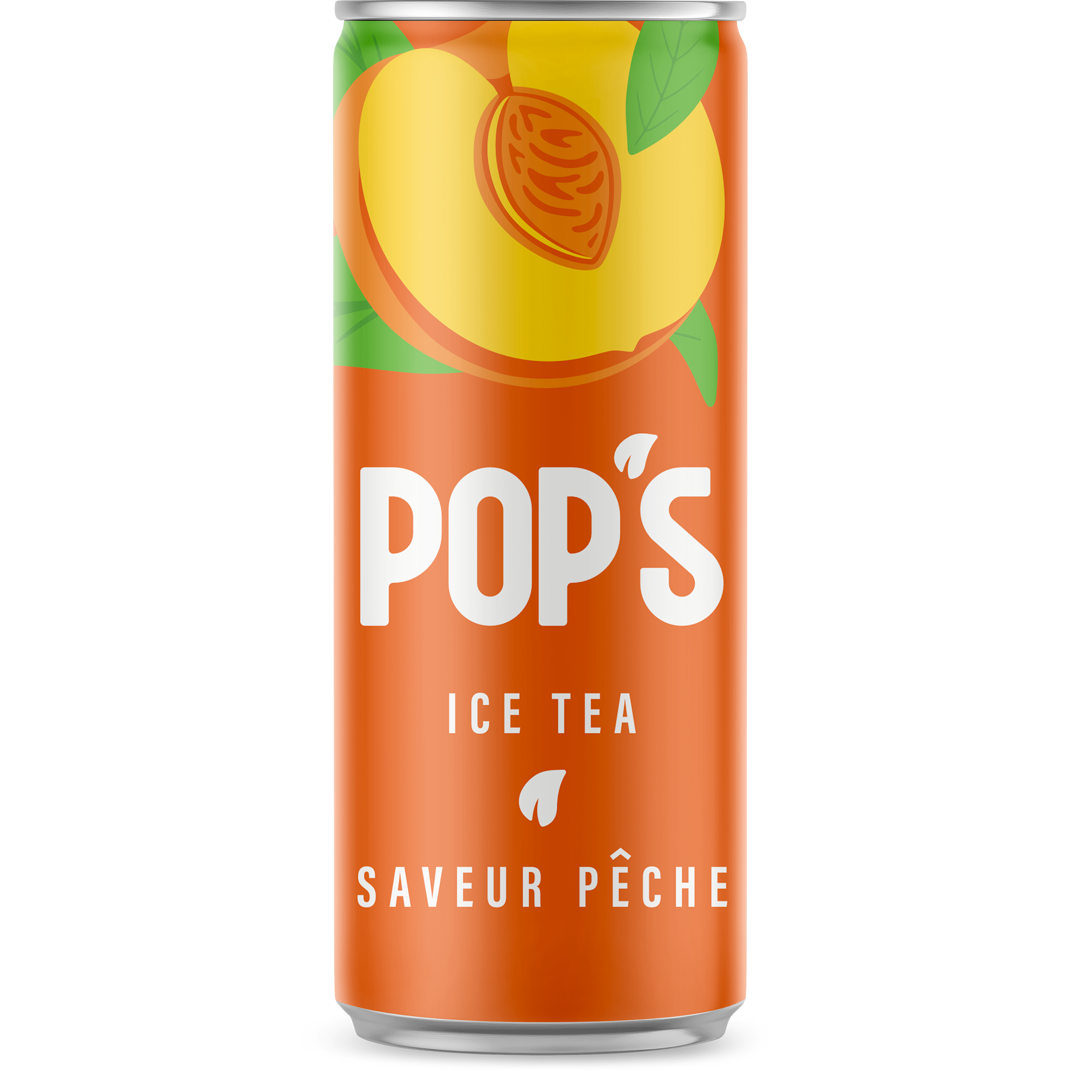 Bebida de Té Helado con Melocotón Pop's en Lata