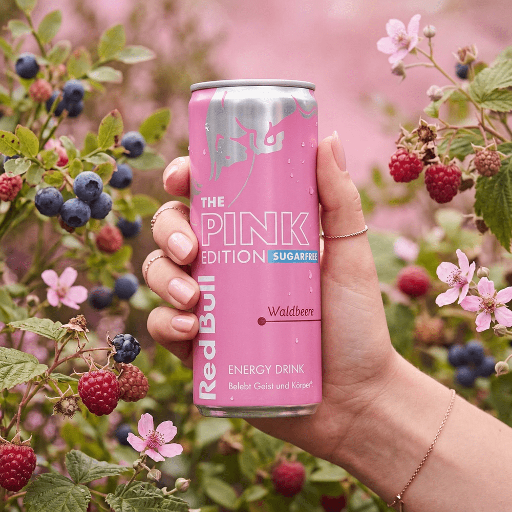 Red Bull CZ Energy La Edición Rosa Wild Berry Sin Azúcar