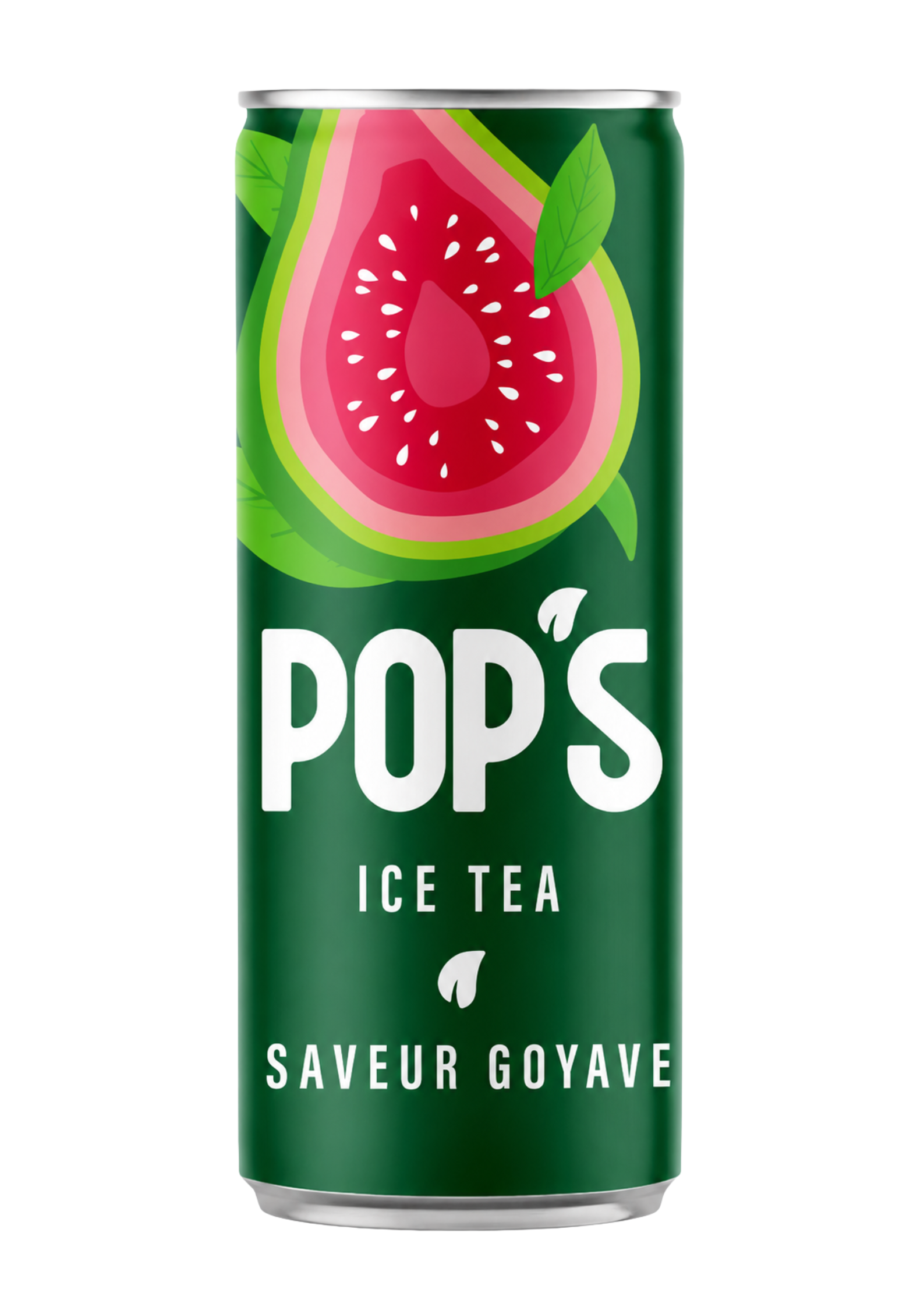 Refresco de té helado con guayaba Pop's, lata