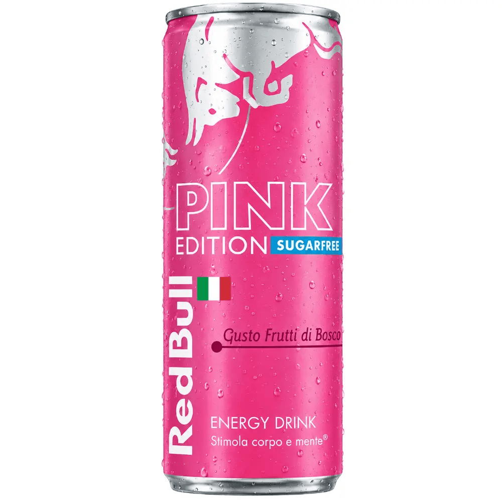 Red Bull Energy Pink Edition Wild Berry sin azúcar