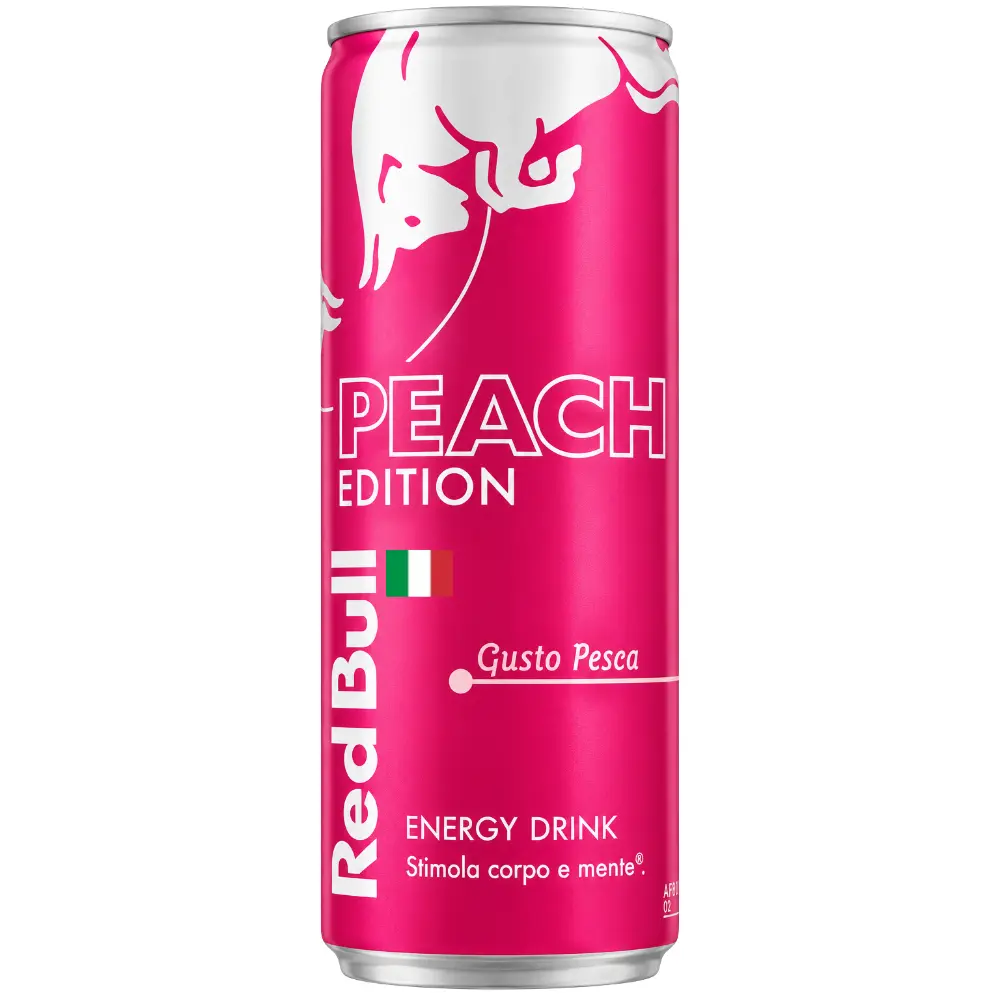 Bebida energética Red Bull The Peach Edition