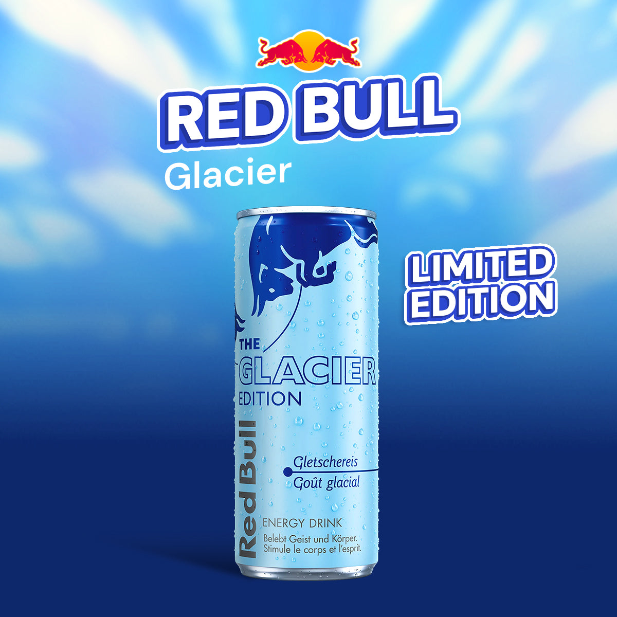 Red Bull Energy Drink Glacier Edition