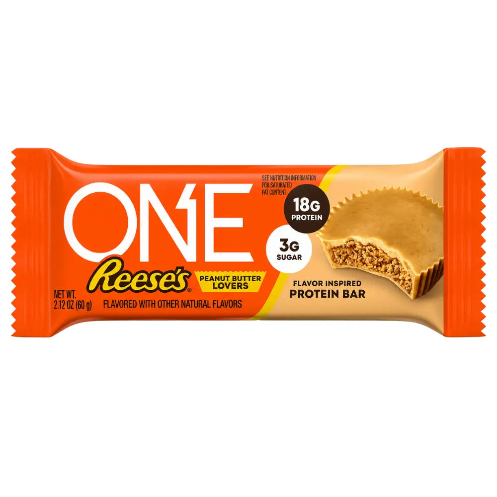 Barra de proteínas Reese's para amantes de la mantequilla de cacahuete