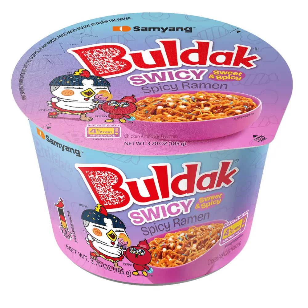 Vaso de Samyang Buldak Dulce y picante Swicy