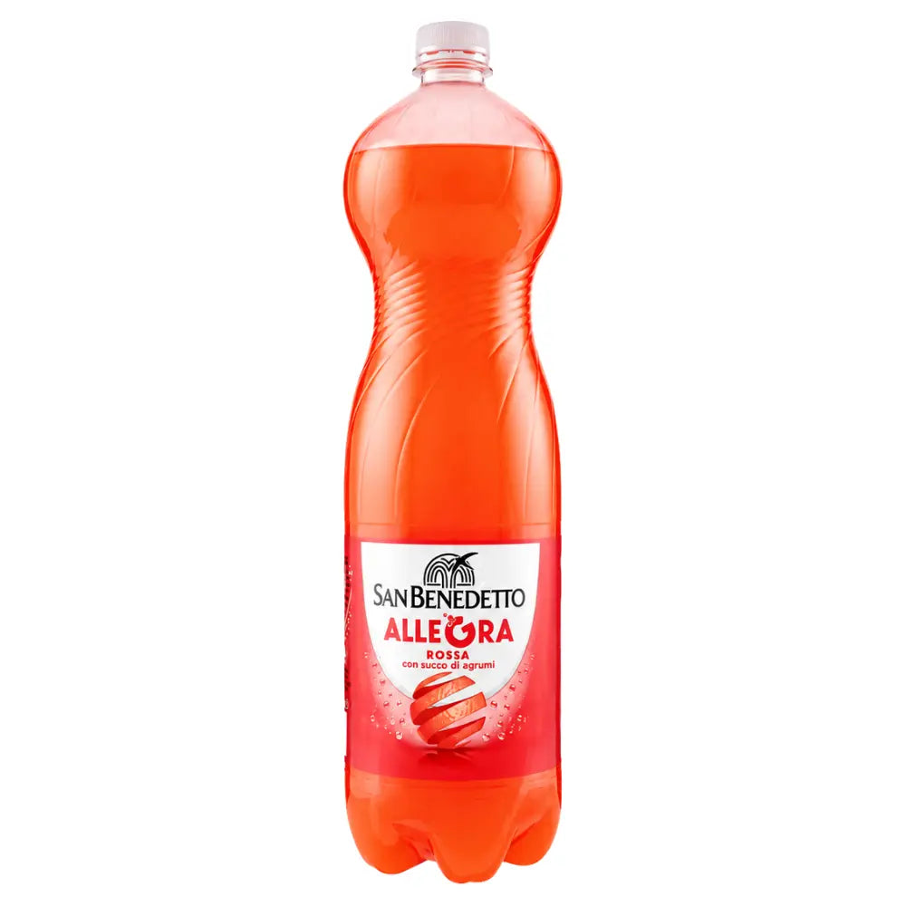 Botella de refresco San Benedetto de frutos rojos