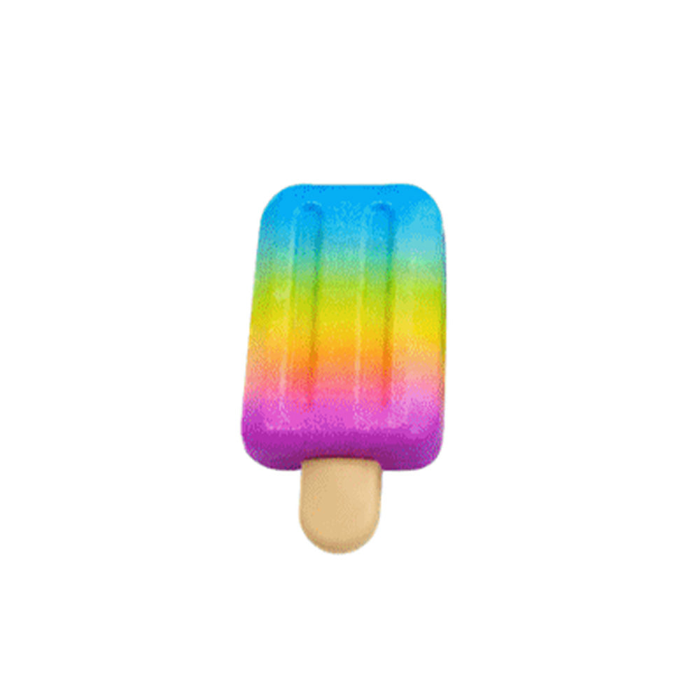 Paleta de helado suave y esponjosa