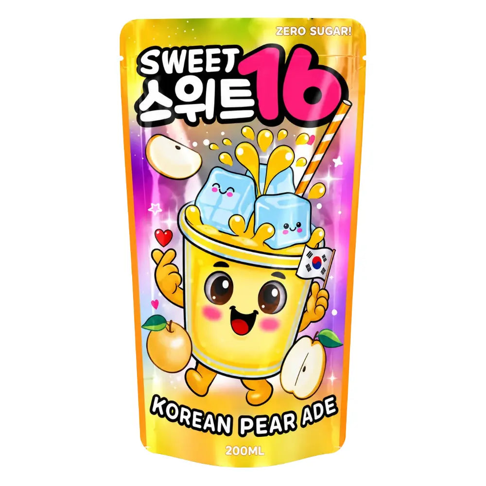 Sweet16 pera coreana con gas sin azúcar
