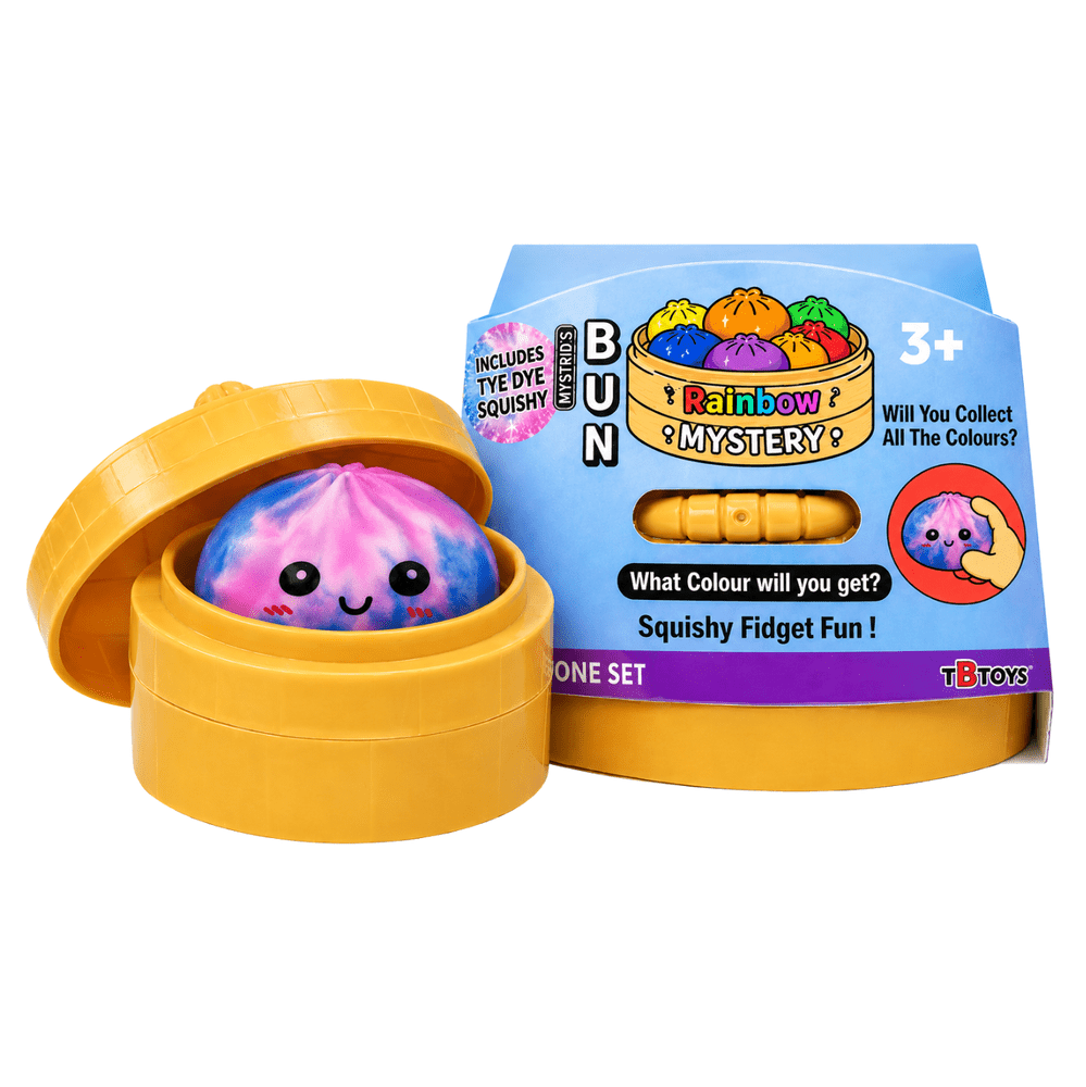 Juguete Squishy Tye and Dye Bun M