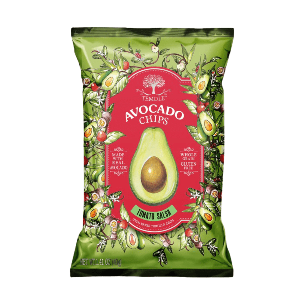 Temole Chips de Aguacate Salsa de Tomate
