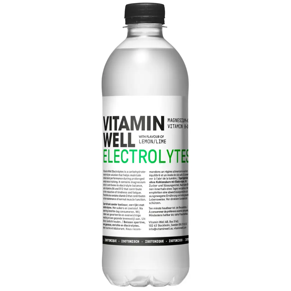 Bebida isotónica con electrolitos Vitamin Well