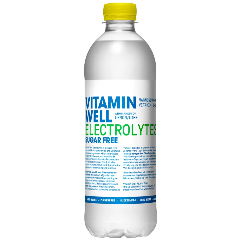 Vitamin Well con electrolitos sin azúcar