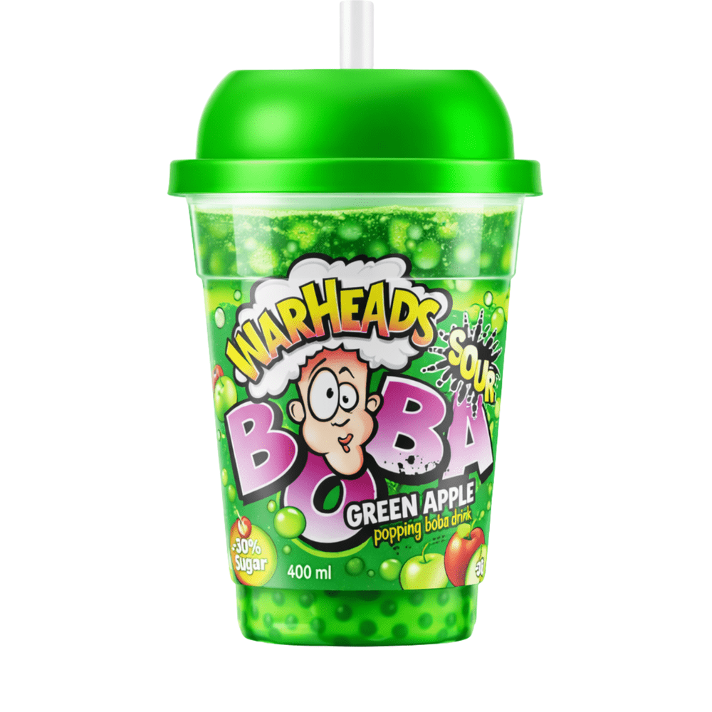 Warheads Boba Manzana Verde Ácida