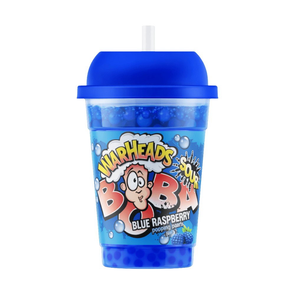 Warheads Boba Ácido Frambuesa Azul