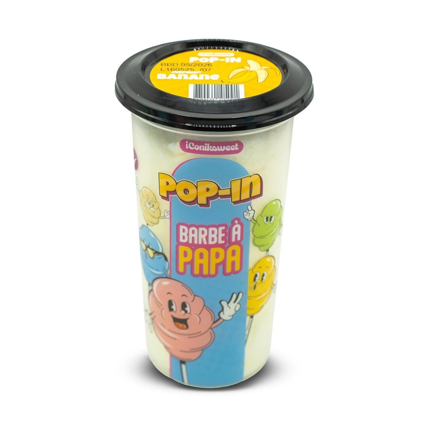 iConiksweet Pop In Algodón de Azúcar Plátano