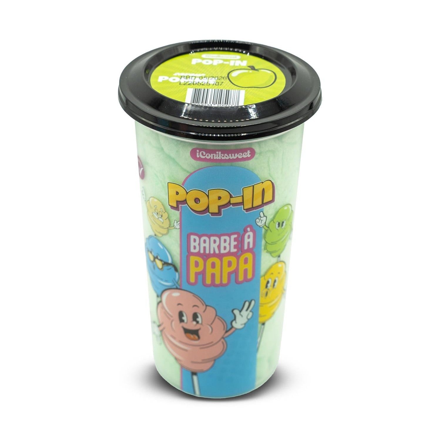 iConiksweet Pop In Algodón de azúcar sabor Manzana