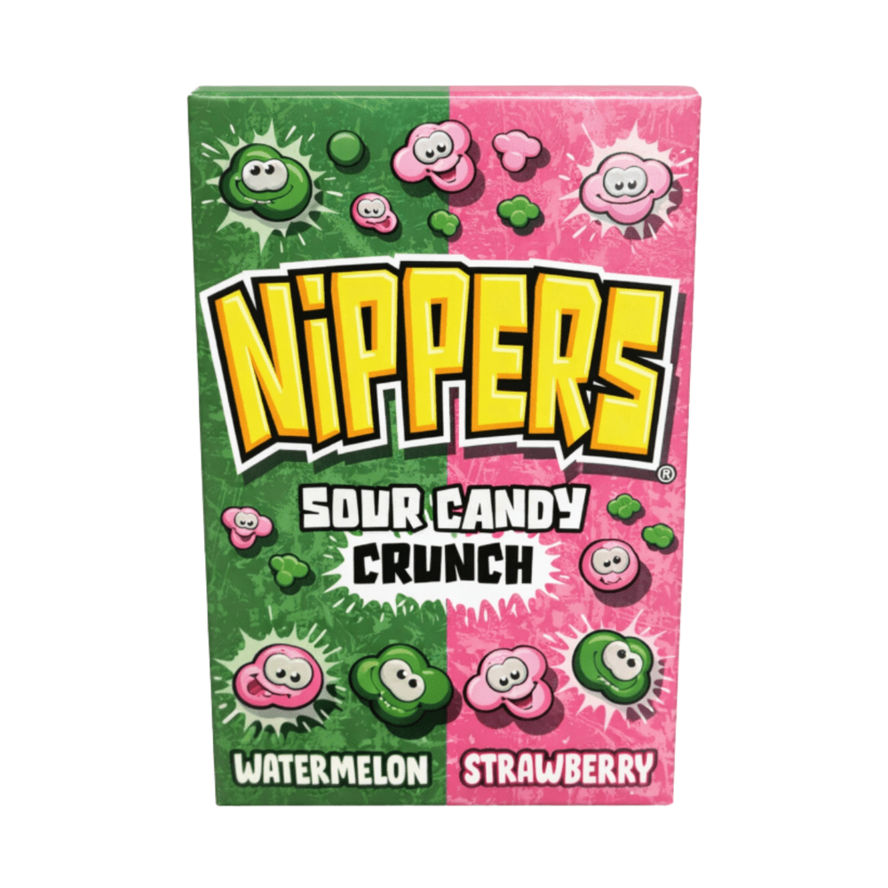 Nippers Caramelos Ácidos Crujientes Sandía y Fresa