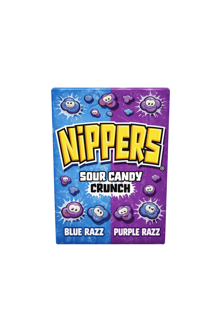 Nippers Caramelo Ácido Crujiente Blue Razz Purple Razz