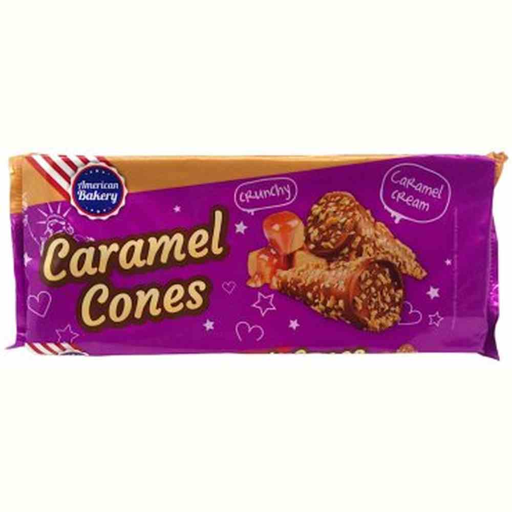 American Bakery Cones Caramel - My American Shop