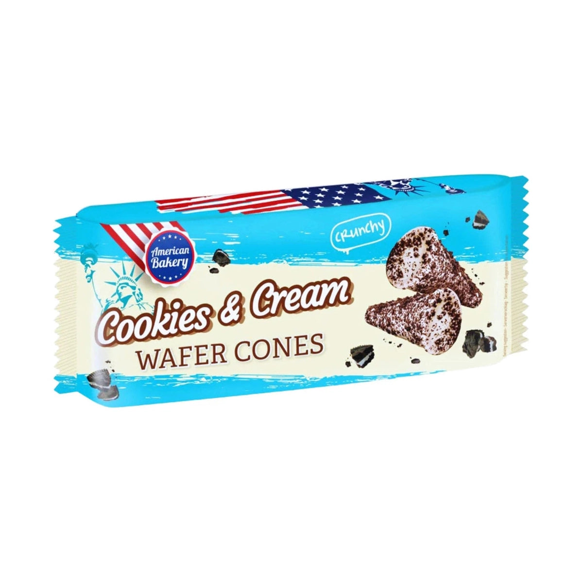 Barquillos American Bakery Sabor Galletas y Crema
