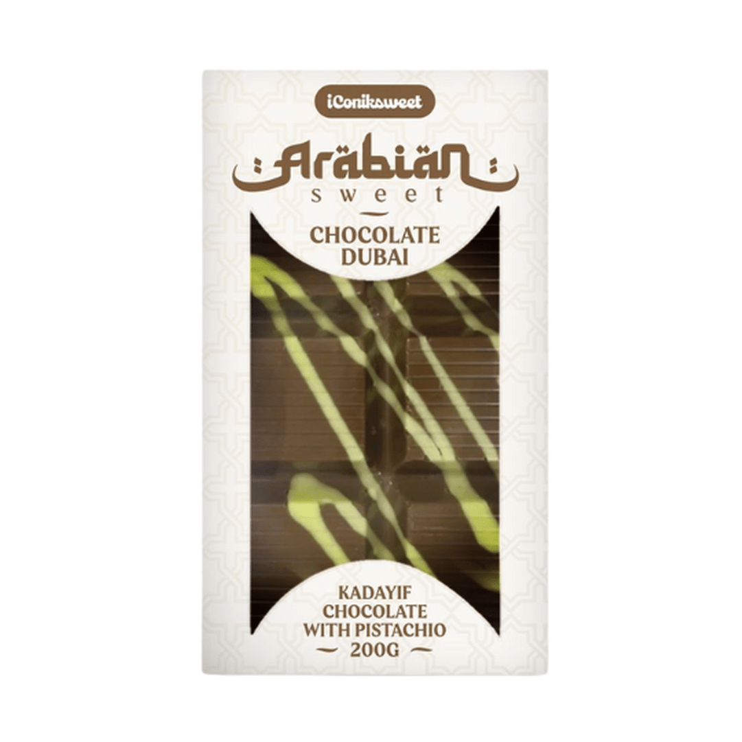 Bombón árabe Dubái Rayadif Chocolate & Pistacho