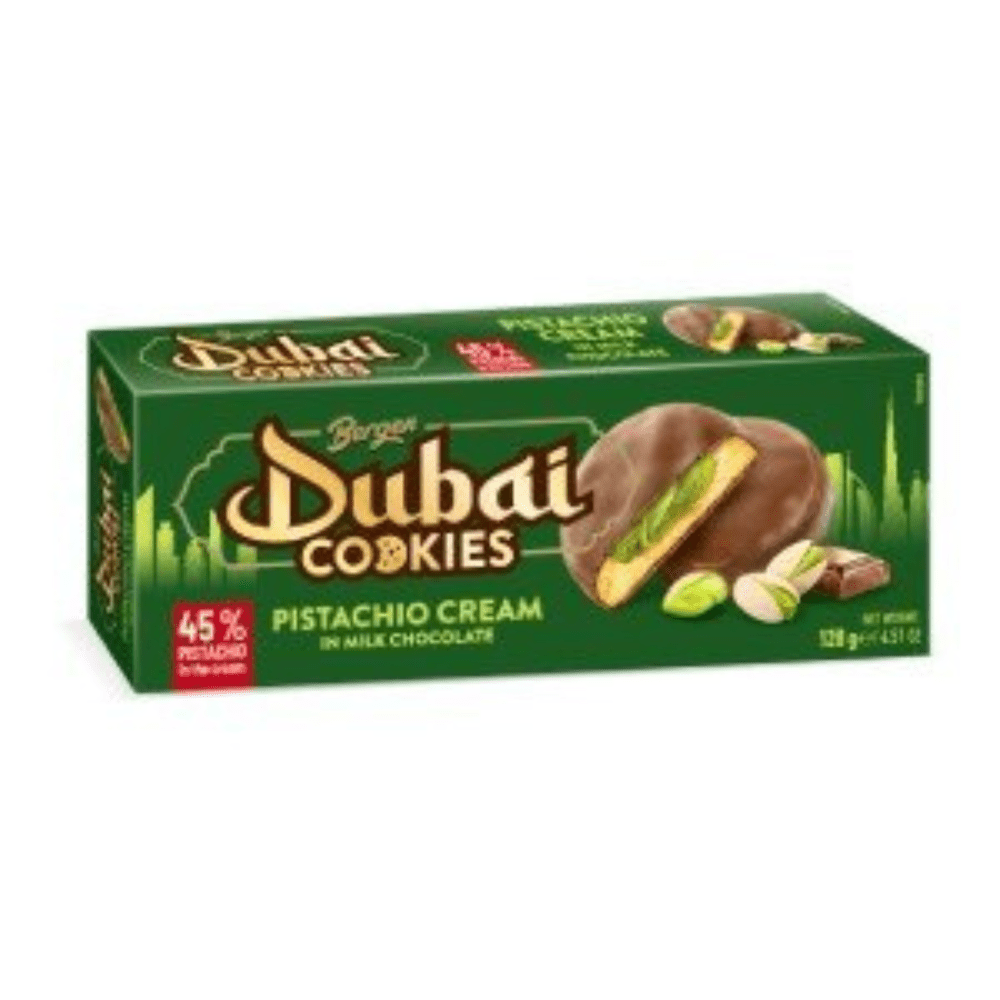 Bergen Dubai Style Cookies Pistachio - My American Shop