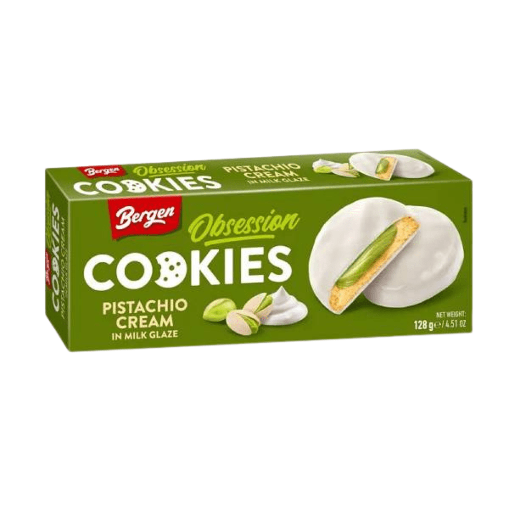 Galleta de Crema de Pistacho y Glasa Láctea Bergen