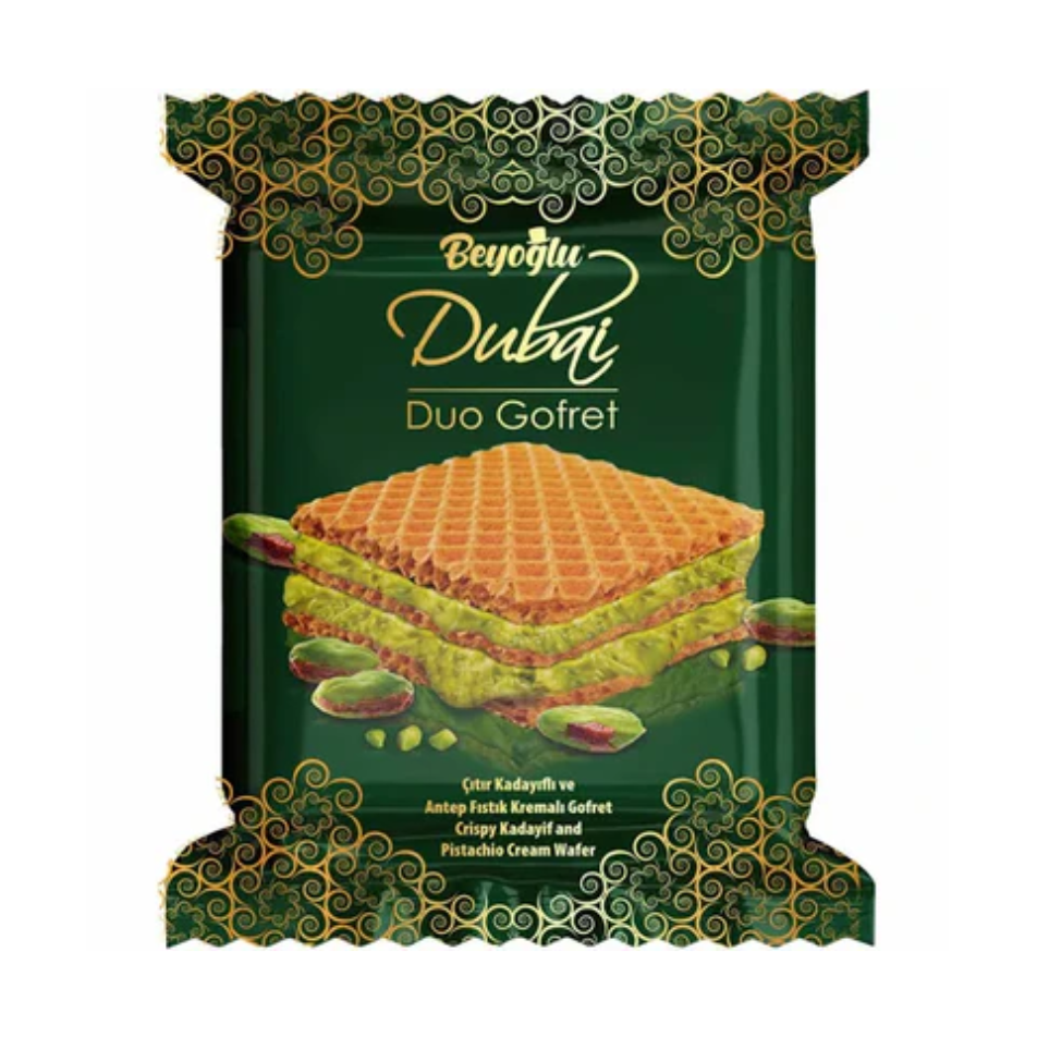 Beyoglu Dubai Duo Wafer Pistachio - My American Shop