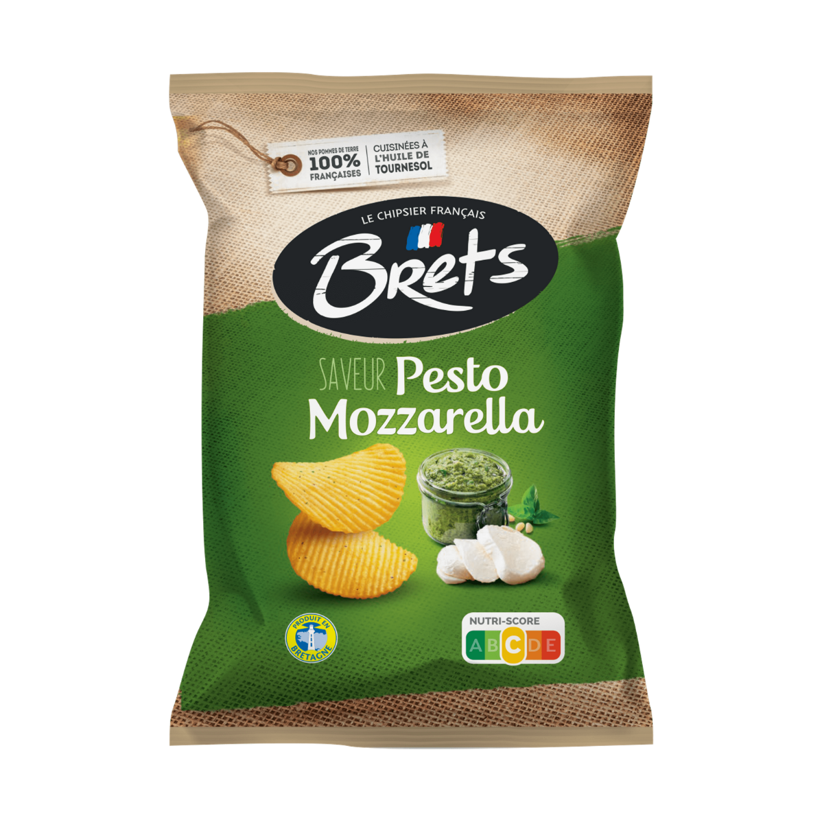 Brets Sabor Pesto Mozzarella
