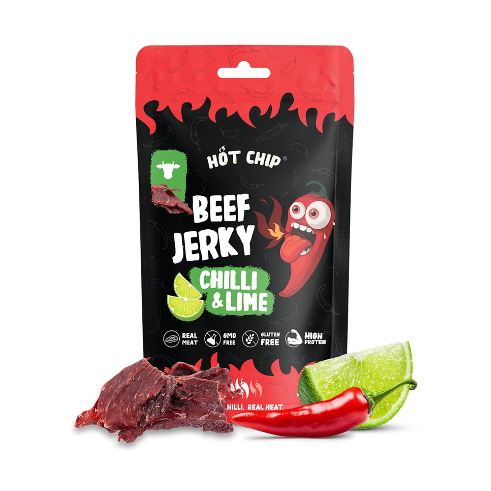 Hot Chip Beef Jerky Chilli & Lime - My American Shop