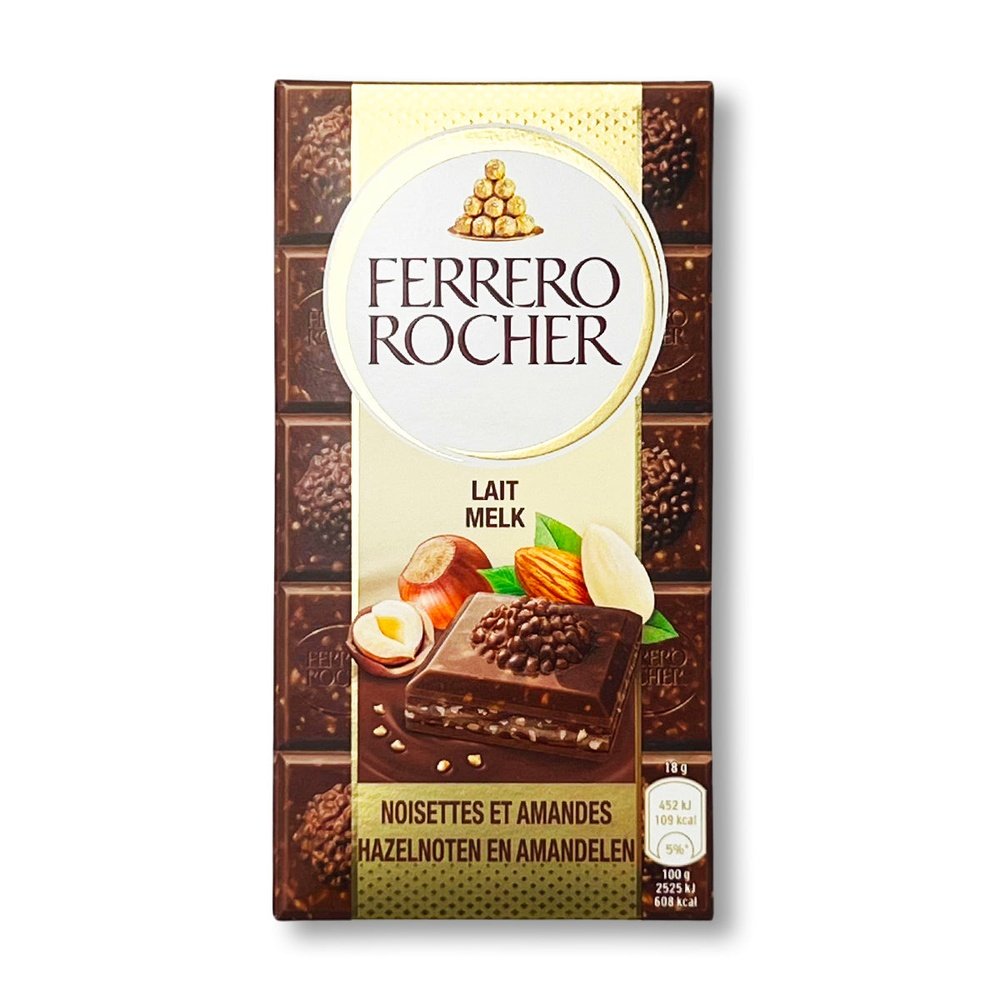 Ferrero Tab Hazelnut Almond Milk Chocolate