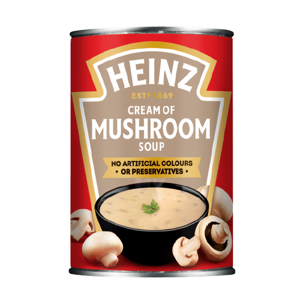 Sopa de crema de champiñones Heinz