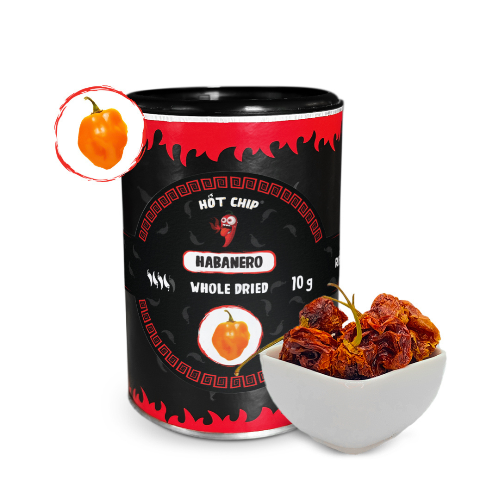 Hot Chip Habanero Dried Pepper Pods - My American Shop
