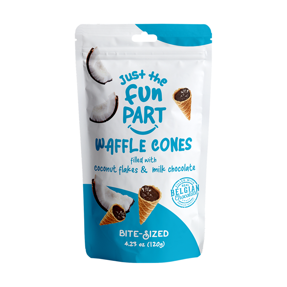 Just The Fun Part Coconut Flakes & Milk Chocolate - My American Shop